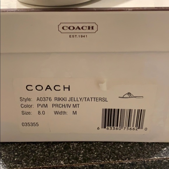 Coach Jelly Sandals - Picture 2 of 3